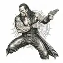undertaker wwe tattoo design idea