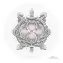 ouroboros circle of fifths  tattoo design idea