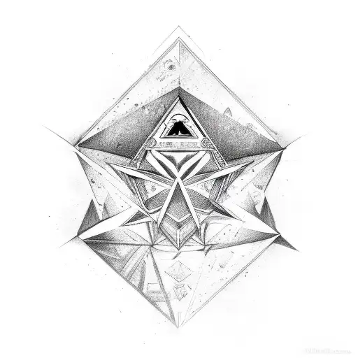 illuminati ancient  tattoo design idea