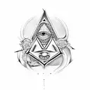illuminati ancient  tattoo design idea