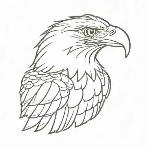 club America eagle head tattoo holding tattoo design idea