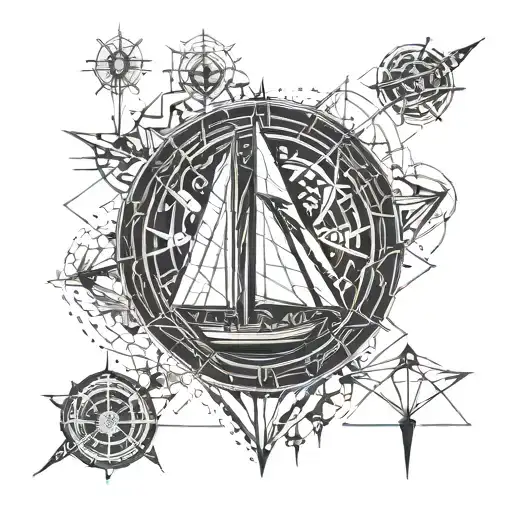 BURN THE SHIPS tattoo design idea