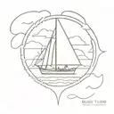 BURN THE SHIPS tattoo design idea
