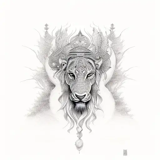 Aum Esotic tattoo design idea