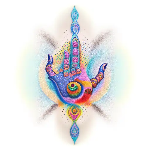 Aum tattoo design idea