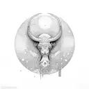 Aum Esotic tattoo design idea