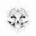 human consciousness tattoo design idea