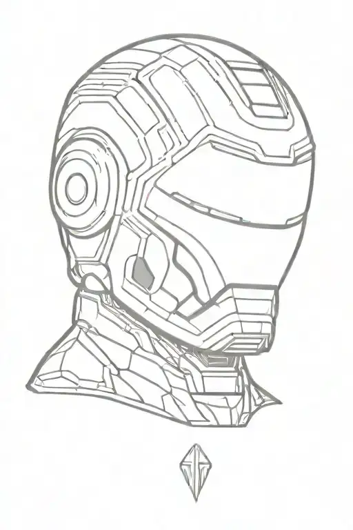 Ironman tattoo design idea