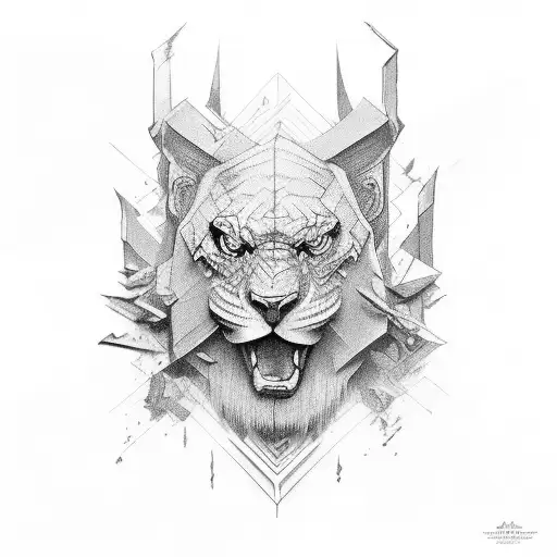 stoic and nature tattoo design idea