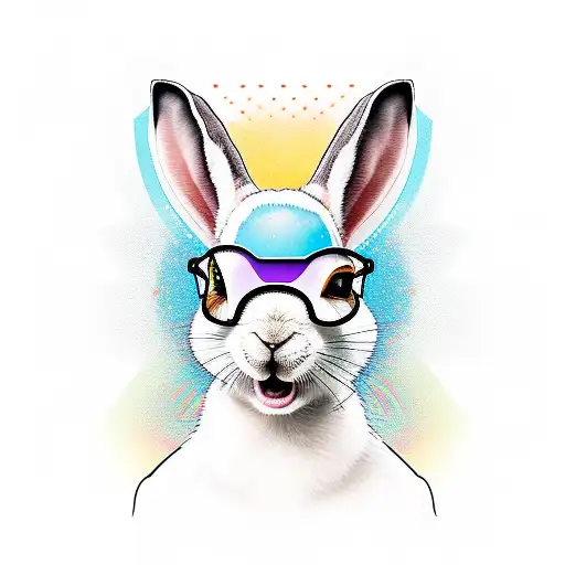 Bad Bunny tattoo design idea
