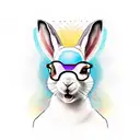 Bad Bunny tattoo design idea