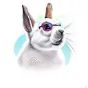 Bad Bunny tattoo design idea