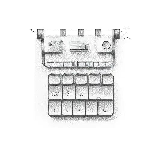 Computer Add New Key Drawing Sketch