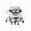 minion nfl tattoo design idea