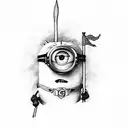 minion nfl tattoo design idea