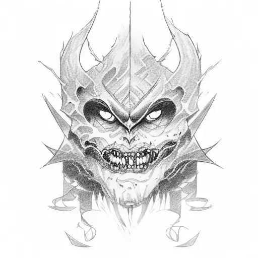 anime berserk mark of sacrifice tattoo design idea