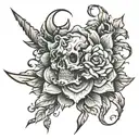 suicidal tattoo design idea