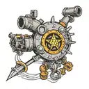 fallout tattoo inspired tattoo design idea