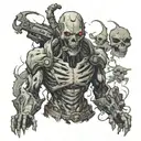 fallout 4 ghoul surrounded tattoo design idea