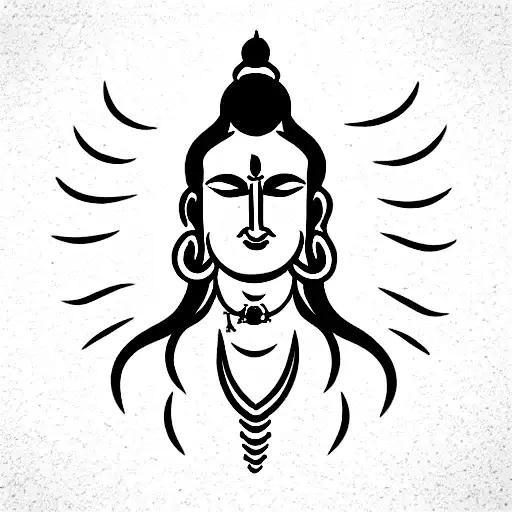 shiva, Vishnu, Brahman  tattoo design idea