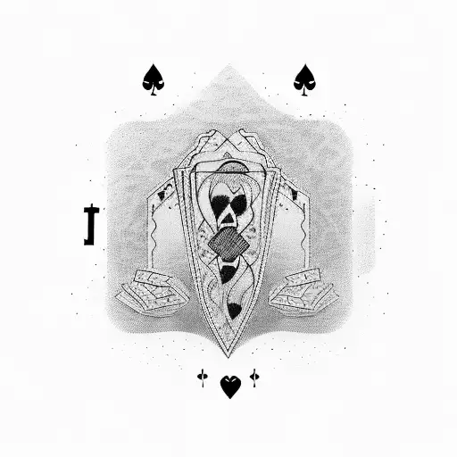 gambler tattoo design idea