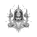 viking tribal tattoo design idea