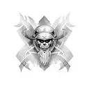 viking tribal tattoo design idea