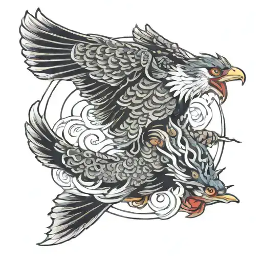 Air force On the sleeve tattoo design idea