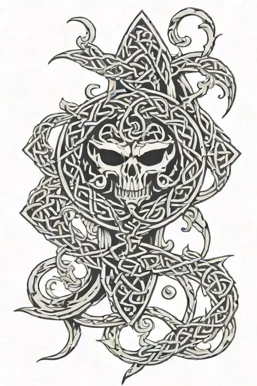 Celtic knotwork design tattoo design idea
