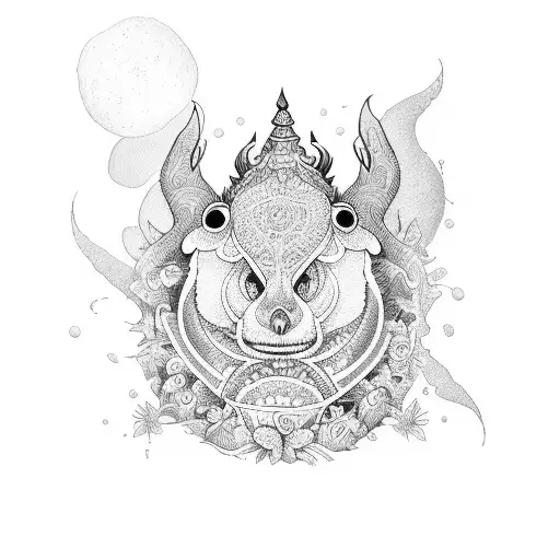 Bali Australia New Zealand borabora  tattoo design idea