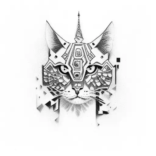 pulchritudinous with the number 81194 written underneath the word tattoo design idea