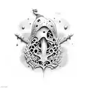 hollow knights tattoo design idea