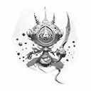 hollow knights tattoo design idea