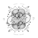 matching tattoo for spouse based on lyrics "what is love besides, two souls trying to heal each other." tattoo design idea