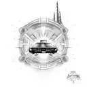 back to the future delorean tattoo design idea