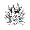 son Goku, Vegeta, son gohan tattoo design idea