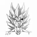 son Goku, Vegeta, son gohan tattoo design idea
