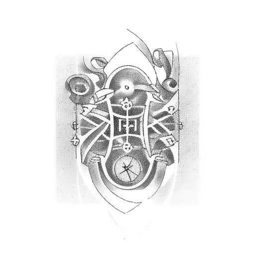 design a tattoo for the memory of my grandparents. they born in the following dates 1939.02.04. 1939.02.05. 1945.01.13.  tattoo design idea