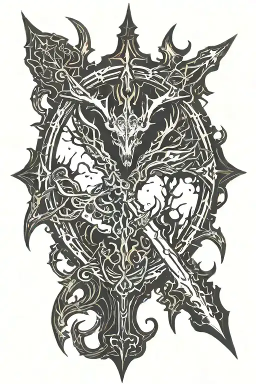hunter's mark bloodborne tattoo tattoo design idea