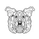 labrador tattoo design idea