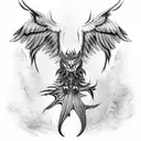 gryphon tattoo design idea