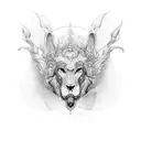 7 principles of hermetism tattoo design idea