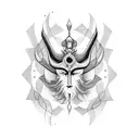 Aquarius  tattoo design idea