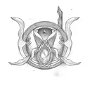 Aquarius  tattoo design idea