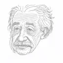 albert einstein tattoo design idea