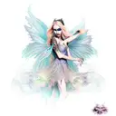 evil fairy  tattoo design idea