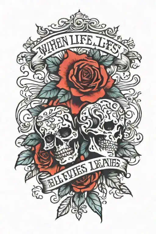 when life leaves us blind love keeps us kind tattoo design idea