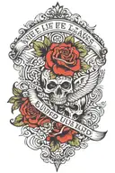 when life leaves us blind love keeps us kind tattoo design idea