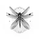 flowers, dragonfly, tattoo design idea