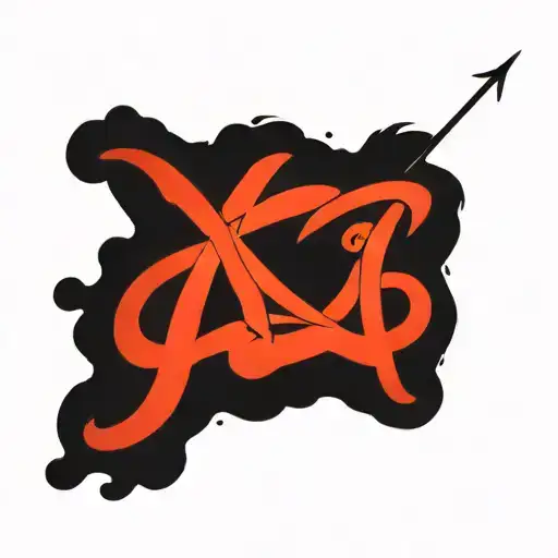 alpha omega tattoo design idea